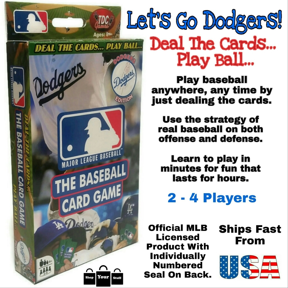 MLB Los Angeles Dodgers The Baseball Card Game